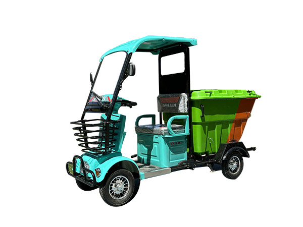 福建電動四輪保潔車(500L塑料桶)
