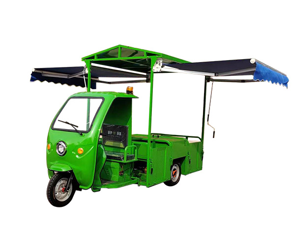 連云港三輪四桶清運(yùn)車遮陽(yáng)棚款